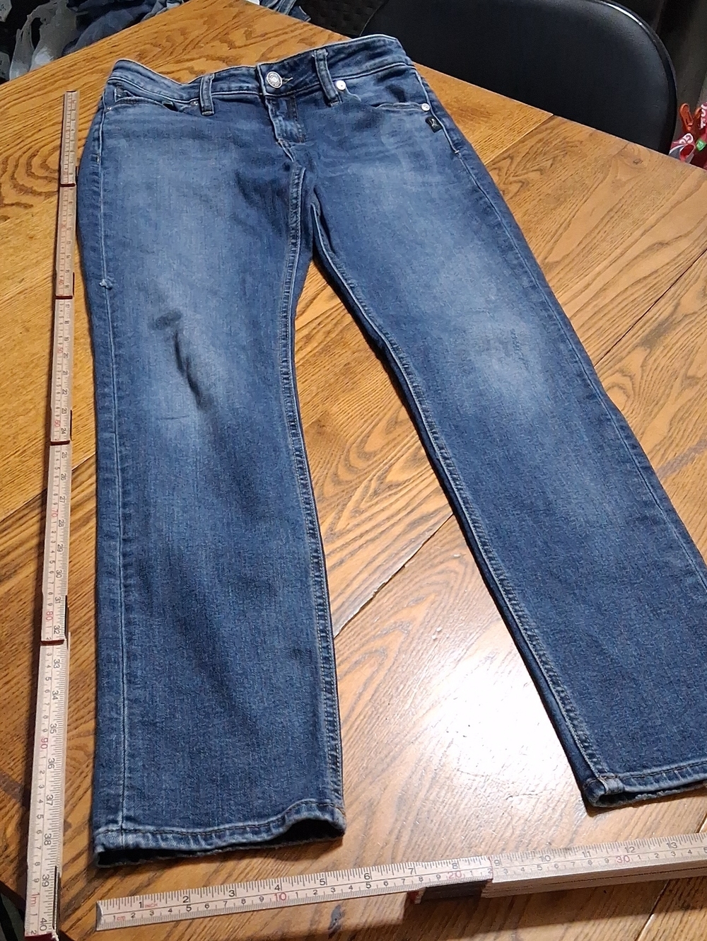 SILVER Jeans Womens  29 X 31 BLUE AVERY SLIM Denim Pants Preowned Used